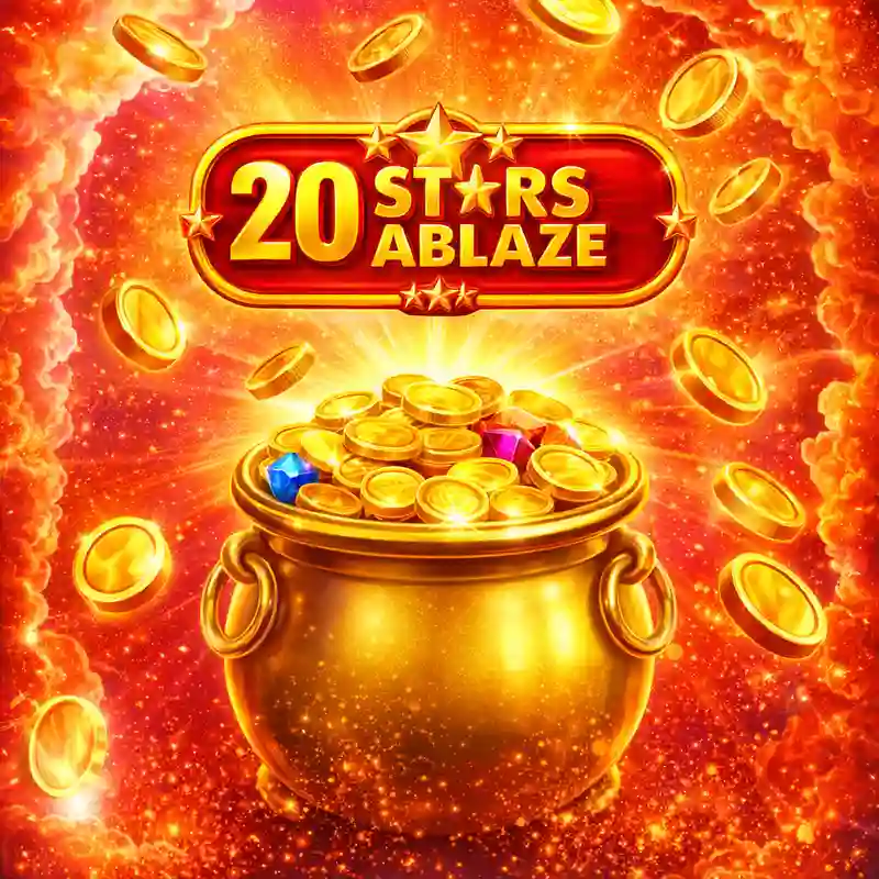 20 Stars Ablaze Casino Slot Game